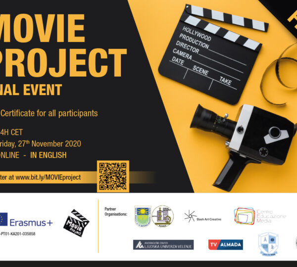 Zaključni spletni dogodek ERASMUS+ projekta MOVIE