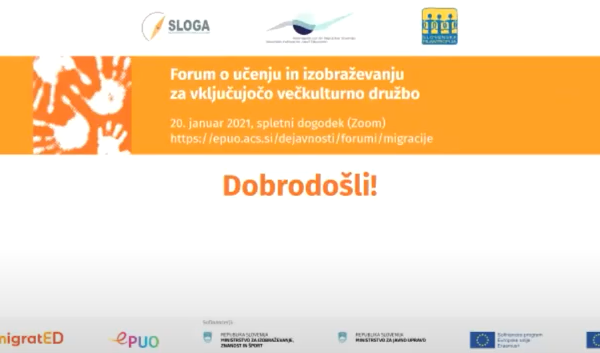 Forum o učenju in izobraževanju za vključujočo večkulturno družbo
