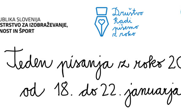 Teden pisanja z roko 2021