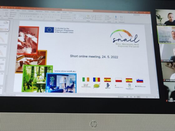Krajši spletni sestanek partnerjev v projektu SNAIL