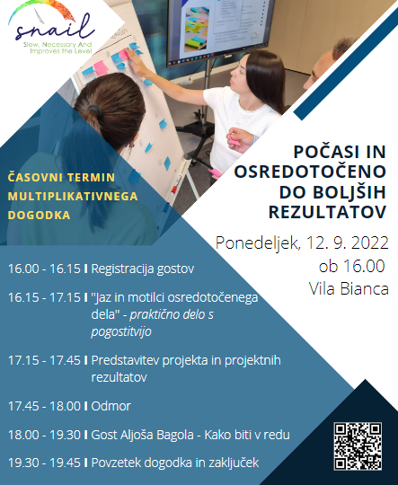 Počasi in osredotočeno do boljših rezultatov – SNAIL