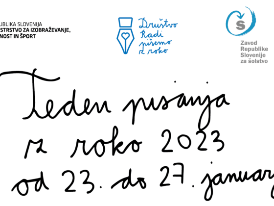 Teden pisanja z roko 2023