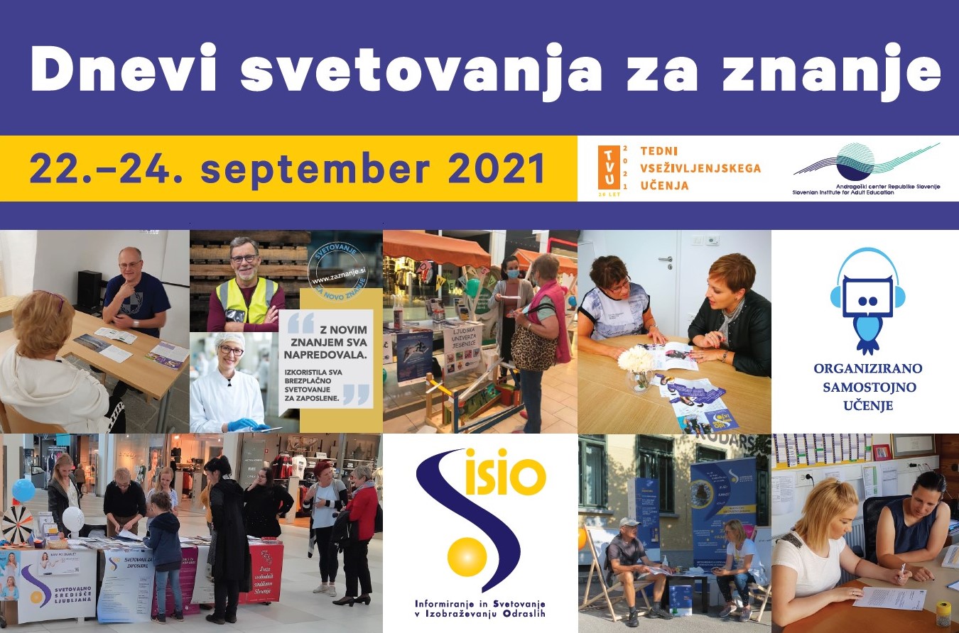 Dnevi svetovalnih središč september 2021