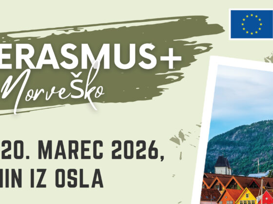 Priložnost za vas – Erasmus+ potovanje na Norveško
